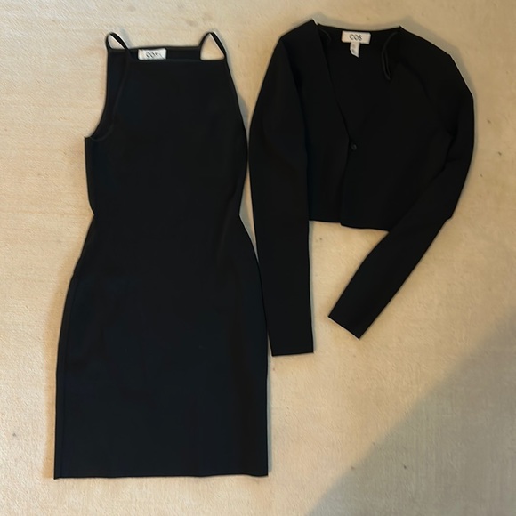 COS knitted dress and cardigan set, size XS - Picture 3 of 10